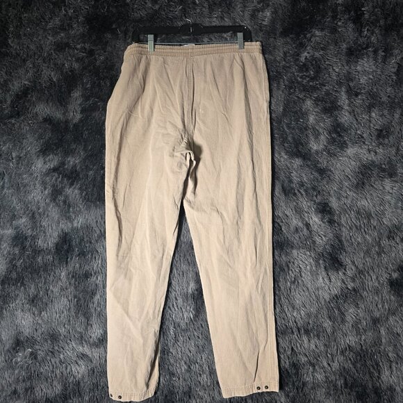 Adidas Originals Vintage Pants Mens 34 Beige Tan Trefoil 80s 90s - Picture 6 of 10